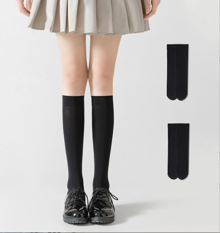 Women Classic Knee High School Socks